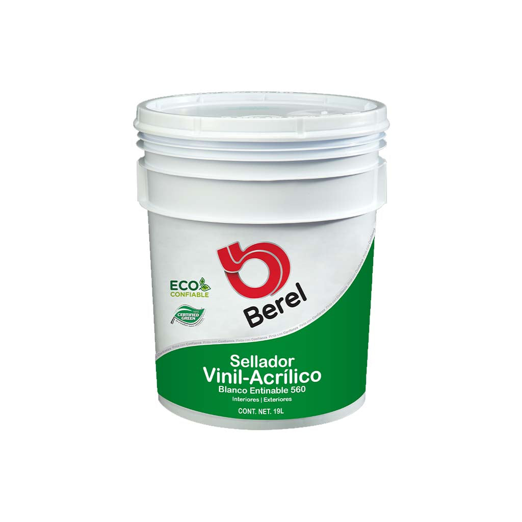 SELLADOR VINILICO BLANCO ENTINTABLE INT/EXT CUBETA 19LT