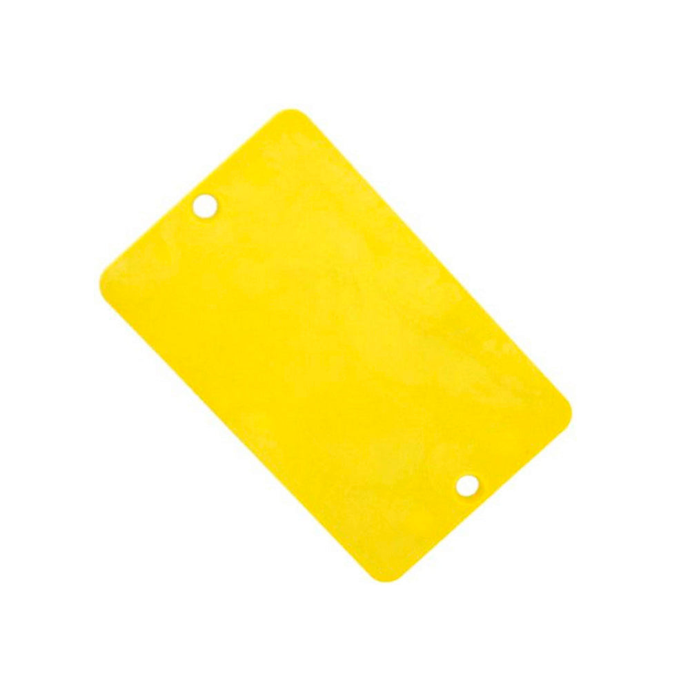 PLACA CIEGA PARA CAJA PORTATIL DE 1 GANG AMARILLA LEVITON