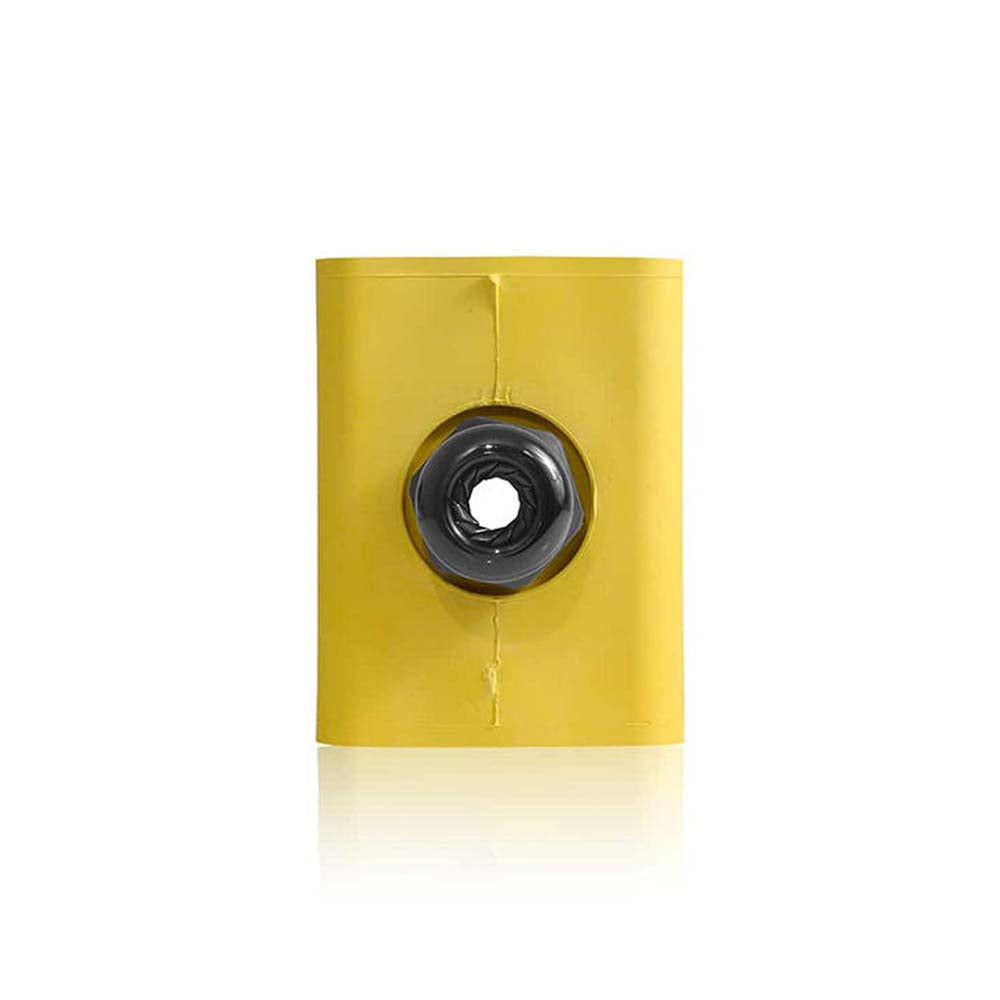 CAJA TOMACORRIENTE PORTATIL BOTONERA UNICA COLGANTE AMARILLA LEVITON