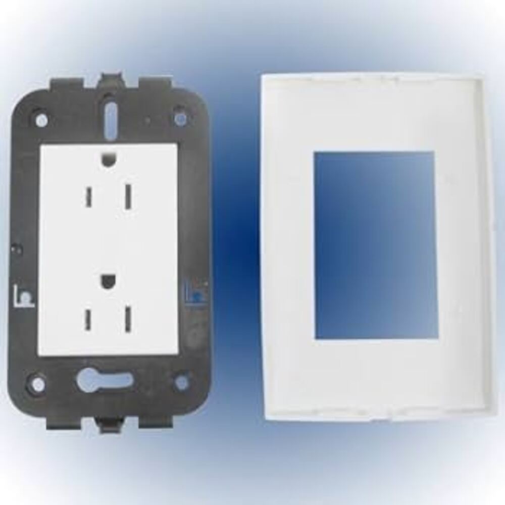CONTACTO DUPLEX CON TIERRA 15A. BLANCO LEVITON