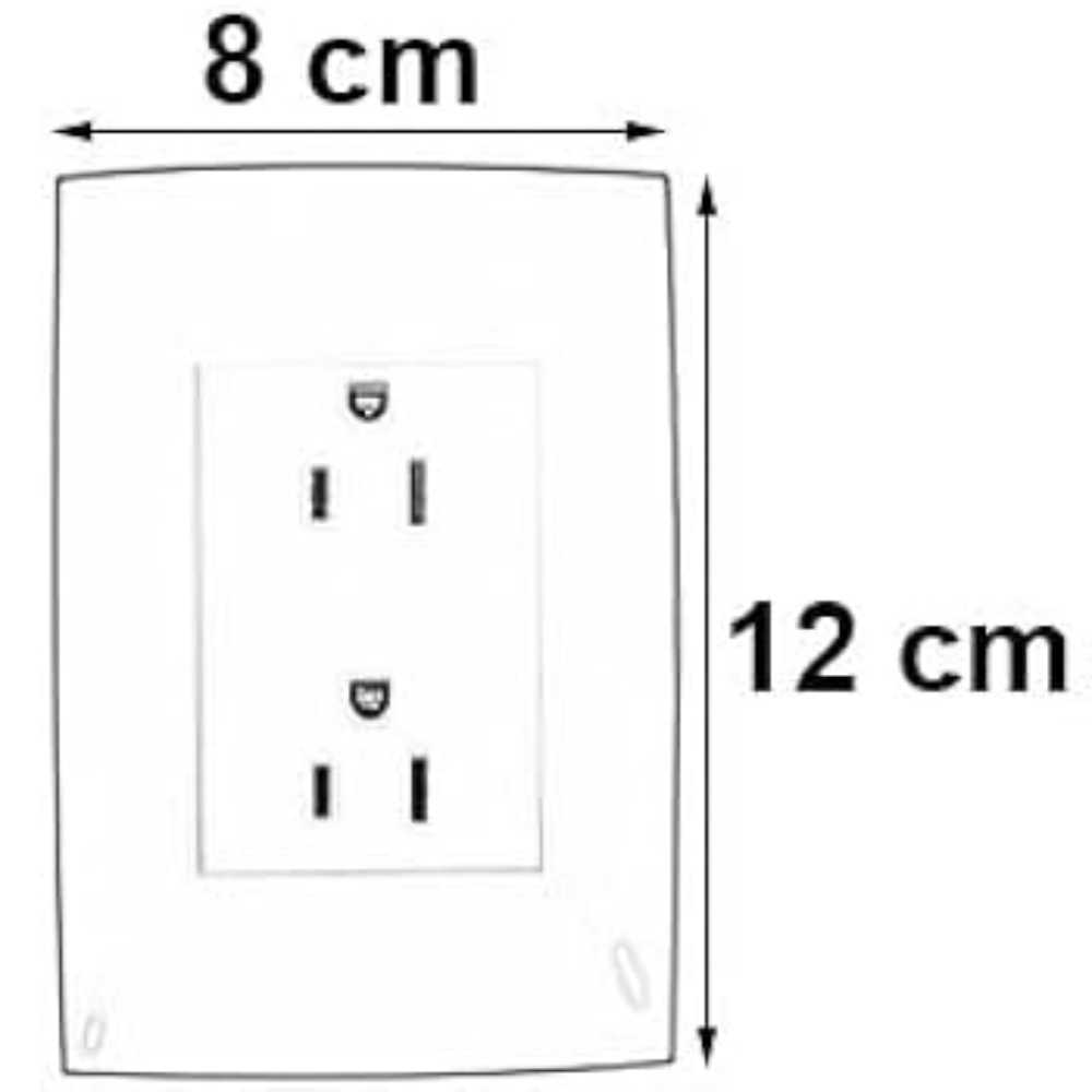 CONTACTO DUPLEX CON TIERRA 15A. BLANCO LEVITON
