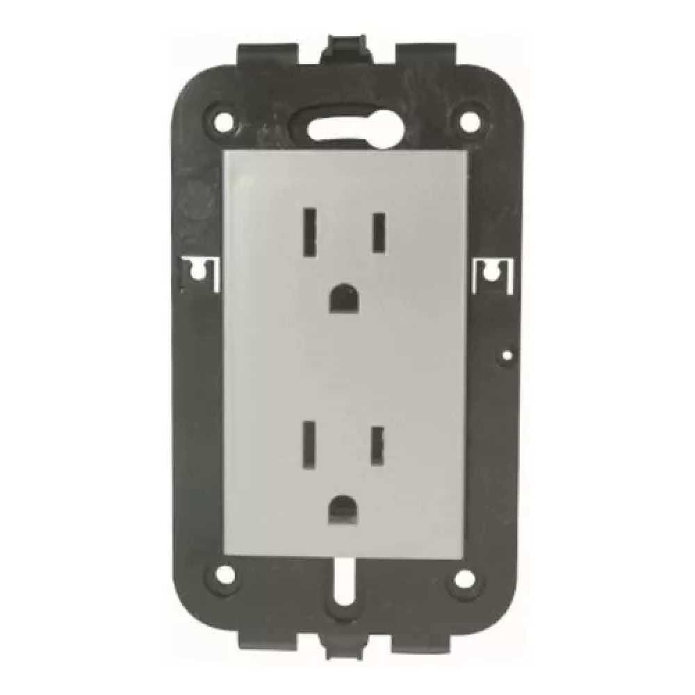CONTACTO DUPLEX CON TIERRA 15A. BLANCO LEVITON