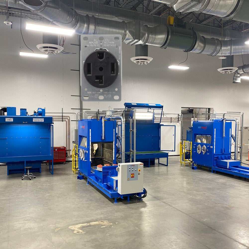 RECEPTACULO INDUSTRIAL ENTRADA RECTA 3F-4H 30A. 125/250V. NEMA 14-30R