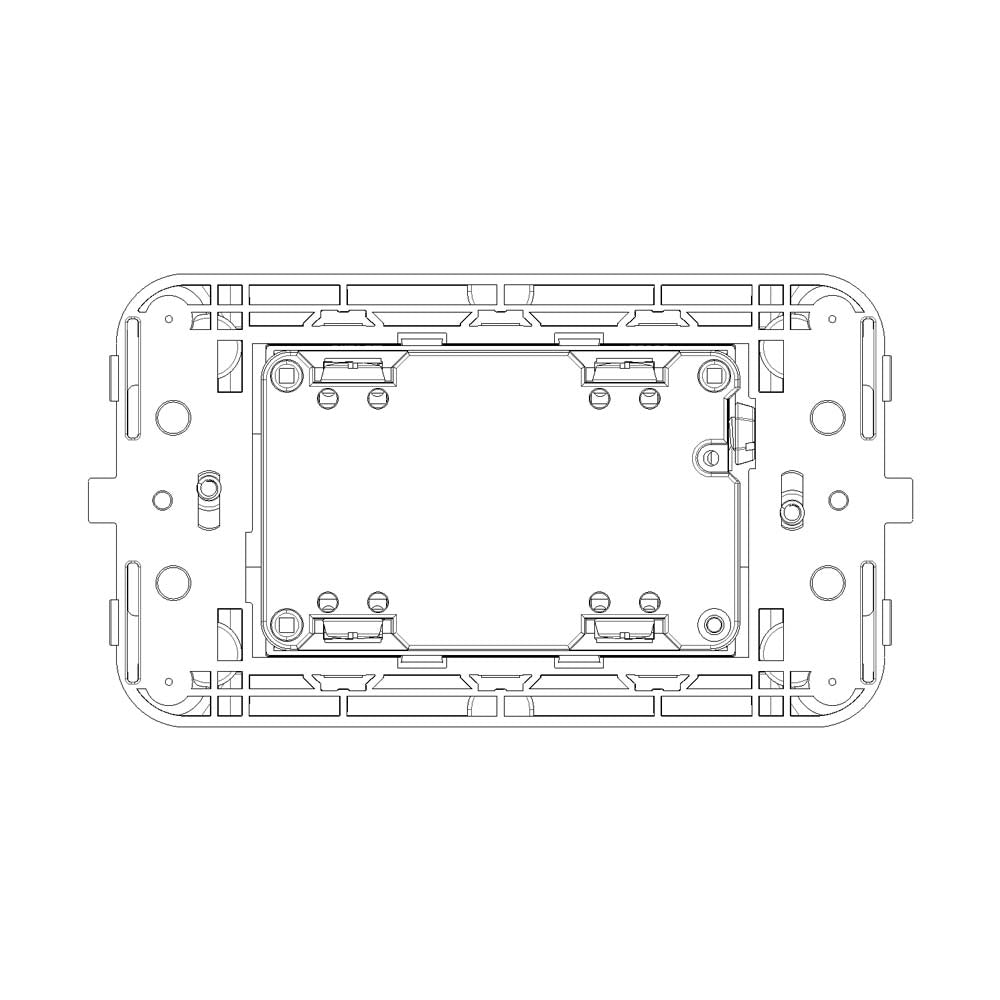 TOMA DUPLEX 2P+T USA 15A/127V. CON GFCI BLANCO 14296 PLANA VIMAR