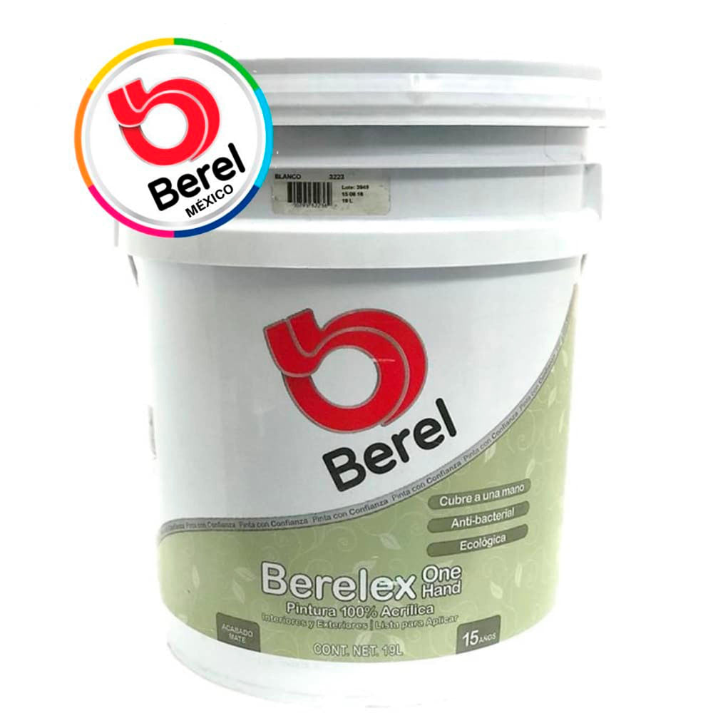 BERELEX ONE HAND BASE PASTEL MATE CUBETA 19LT