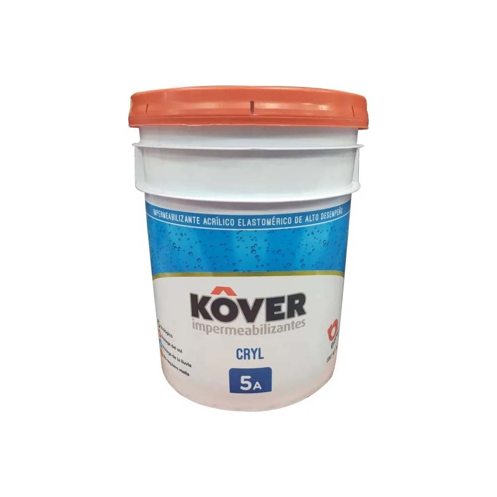 IMPERMEABILIZANTE KOVER CRY FIBRALTADO TERRACOTA CUBETA BEREL