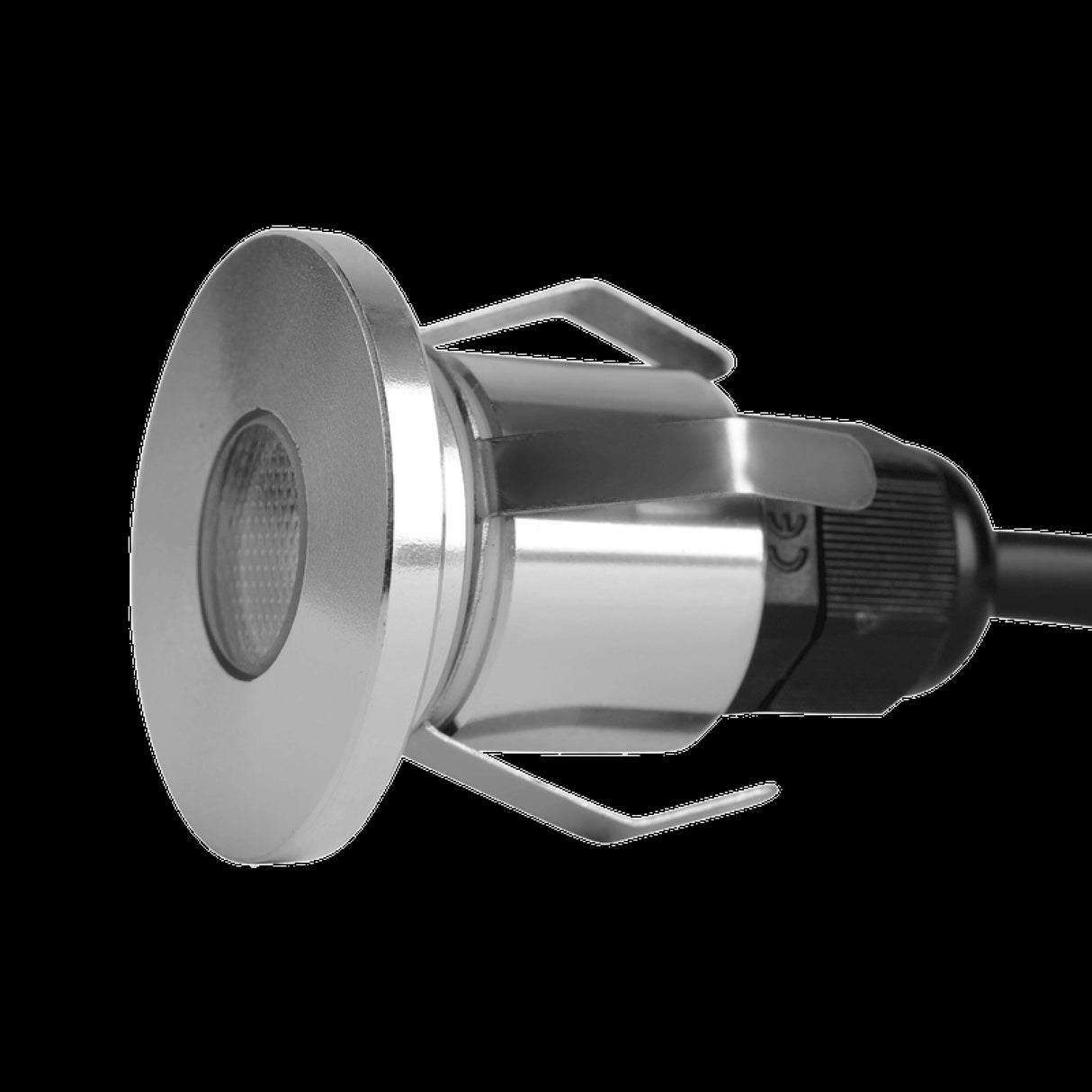 LUMINARIA LED EMPOTRADO CALUX 1W 100-240V 3000K 72LM IP65 ACABADO ALUMINIO PULIDO 0120-LED CALUX