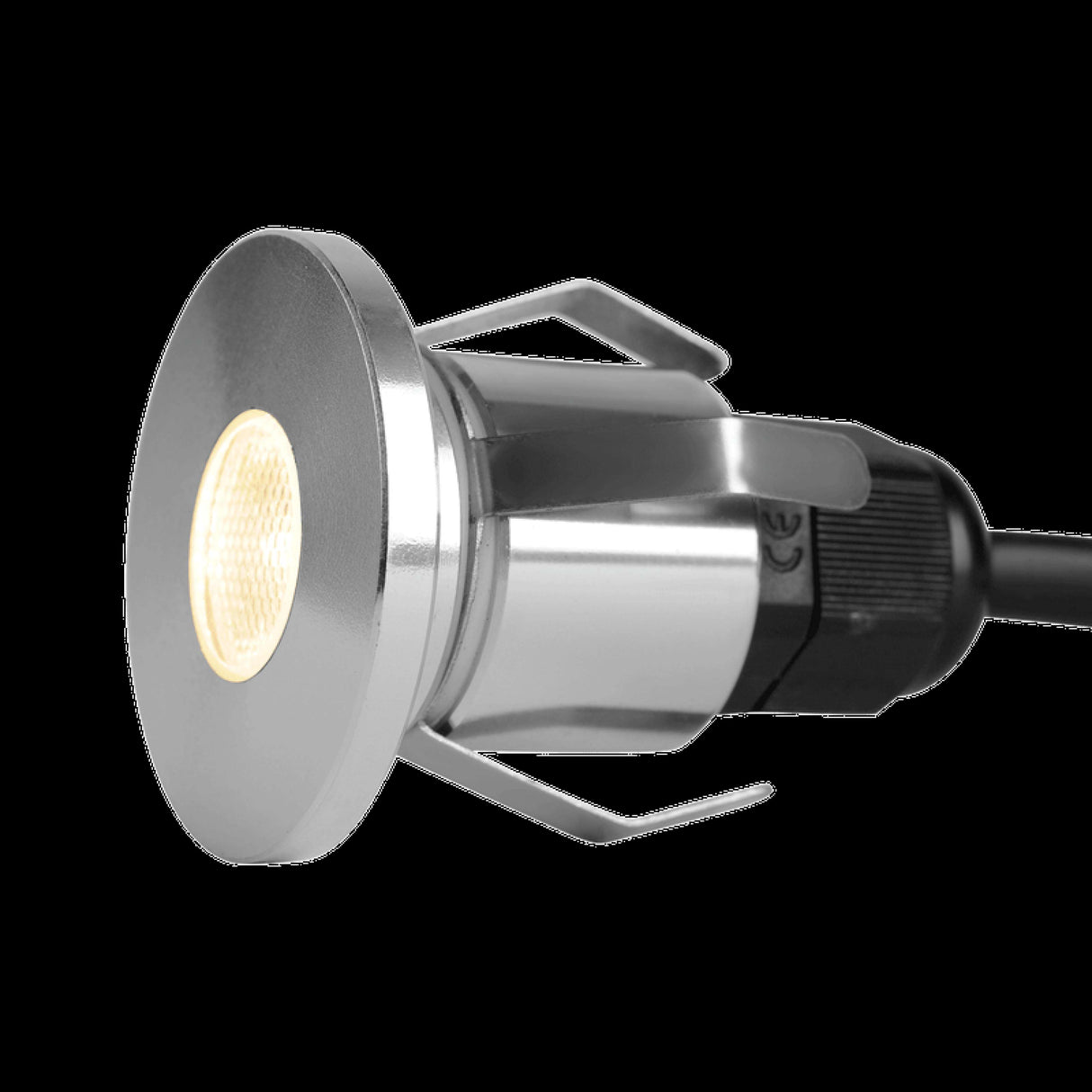 LUMINARIA LED EMPOTRADO CALUX 1W 100-240V 3000K 72LM IP65 ACABADO ALUMINIO PULIDO 0120-LED CALUX