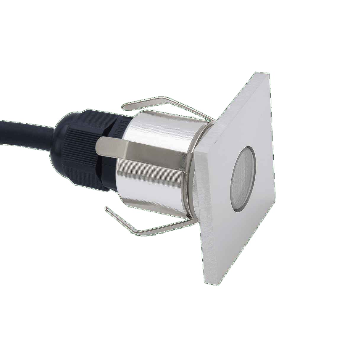 LUMINARIA LED EMPOTRADO CALUX 1W 100-240V 3000K 72LM IP65 ACABADO ALUMINIO PULIDO 0220-LED