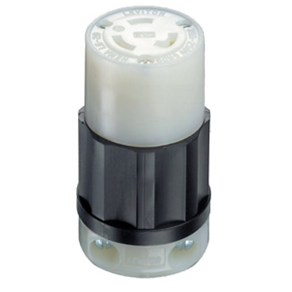 CONTACTO INDUSTRIAL COLGANTE MEDIA VUELTA 2P-3H 20A/250V. *** OFRECER HBL2323 *** LEVITON