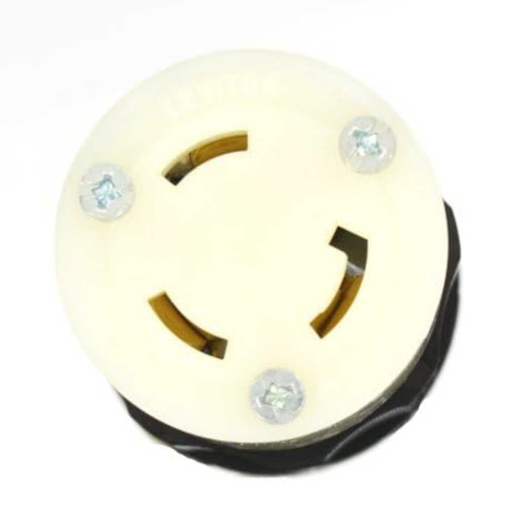 CONTACTO INDUSTRIAL COLGANTE MEDIA VUELTA 2P-3H 20A/250V. *** OFRECER HBL2323 *** LEVITON