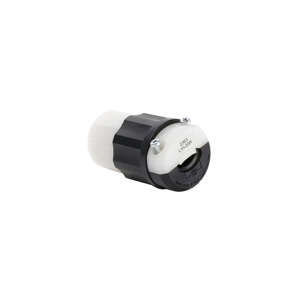CONTACTO INDUSTRIAL COLGANTE 3P-3H 20A/125-250V. NEMA L10-20 LEVITON *** SIMILAR 7313-SS ***