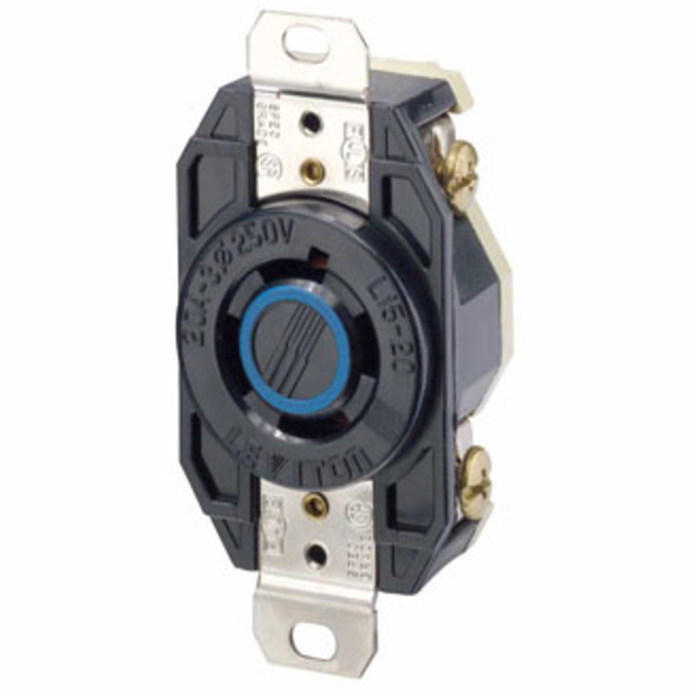 CONTACTO INDUSTRIAL FIJO 3P-4H 20A/250V. *** OFRECER HBL2420 O R1K29A *** LEVITON