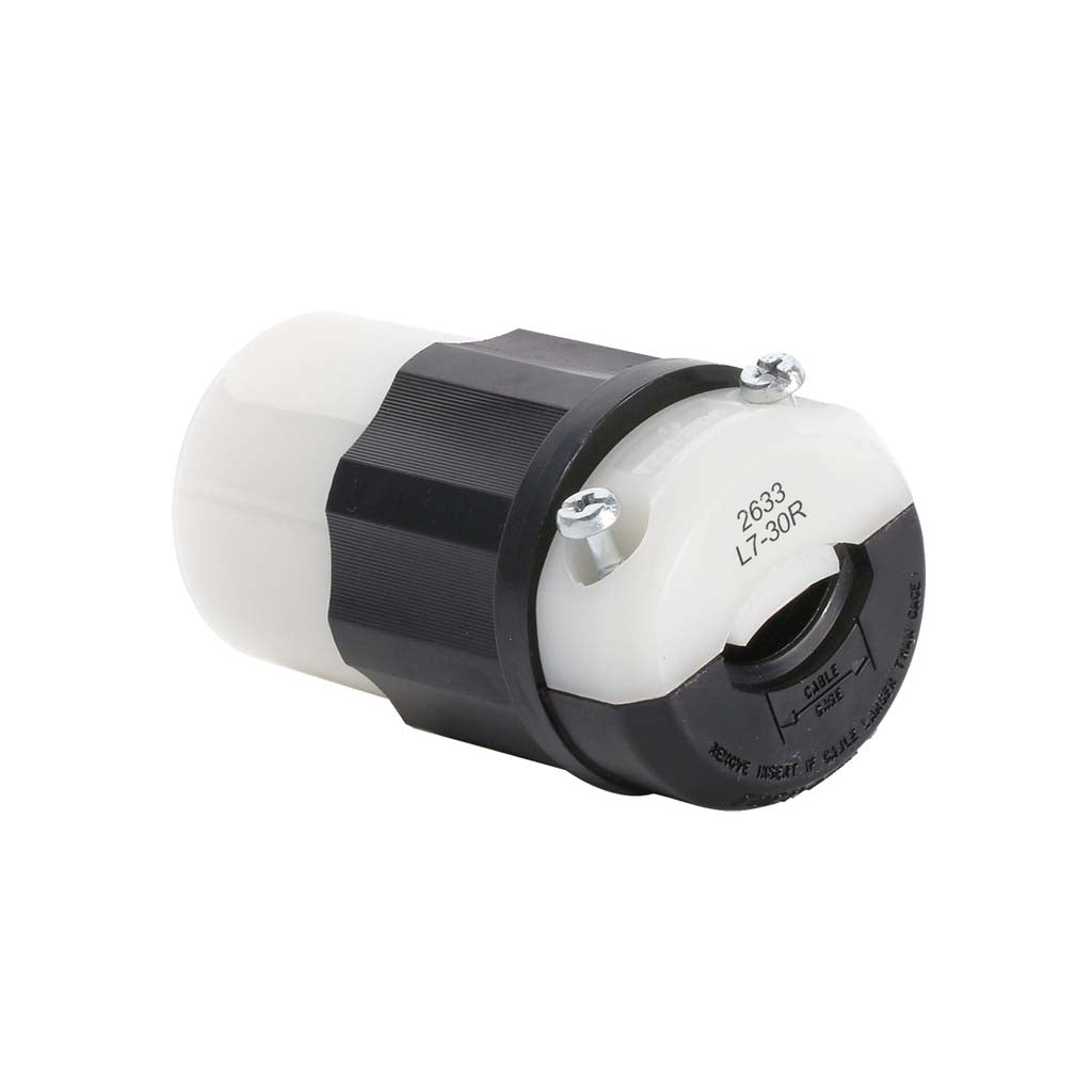 CONTACTO INDUSTRIAL COLGANTE 2P-3H 30A/277V. LEVITON