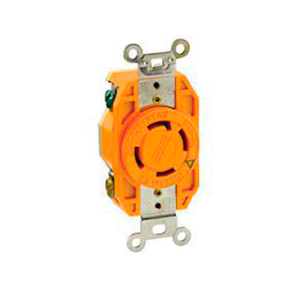CONTACTO INDUSTRIAL FIJO TIERRA AISLADA 3P-4H 30A-125/250V. LEVITON *** OFRECER HBL2710 O L1430-R ***