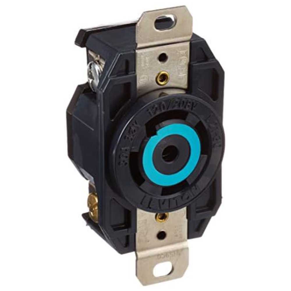 CONTACTO INDUSTRIAL FIJO 3P-4H 30A/250V. *** OFRECER HBL2720 *** LEVITON