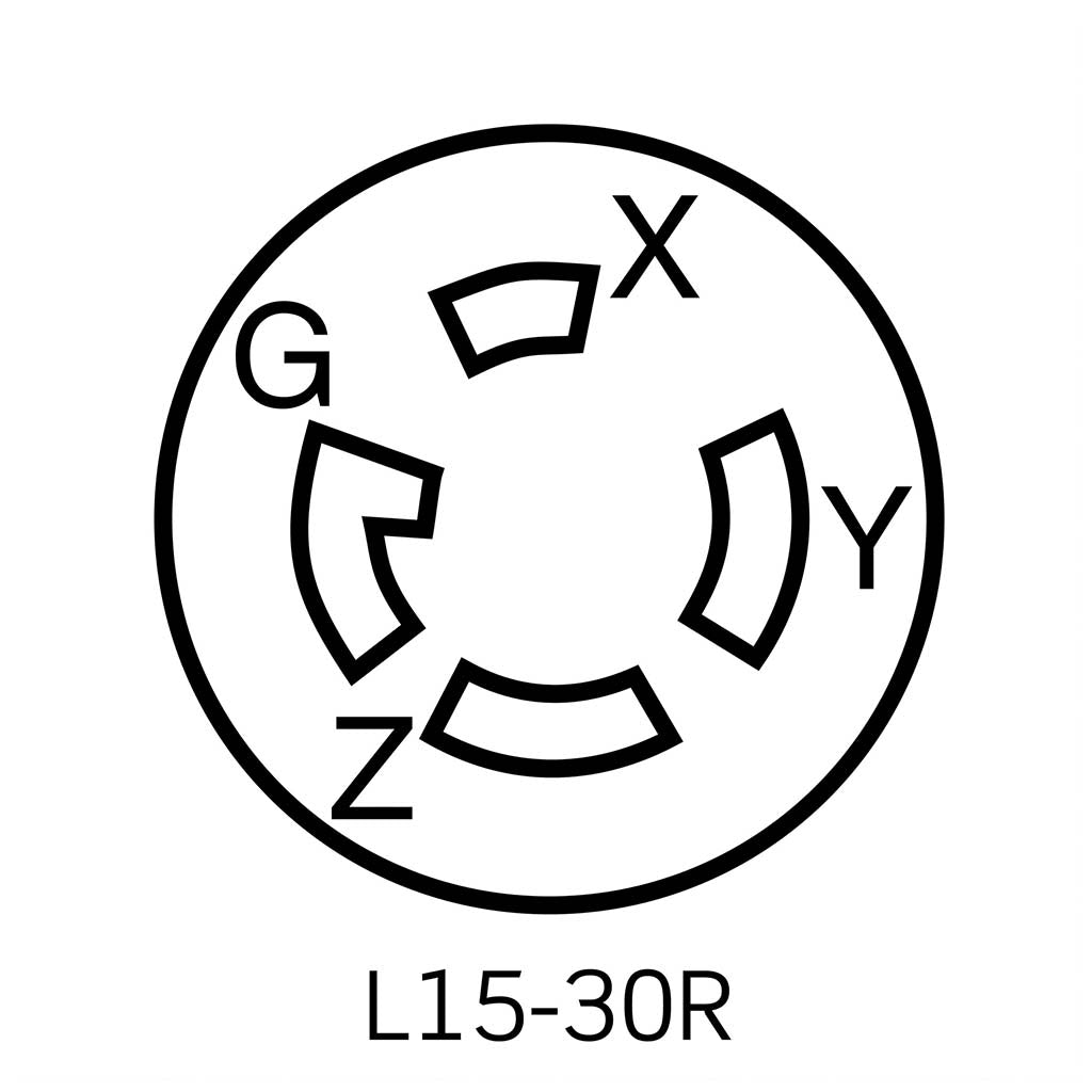 CONTACTO INDUSTRIAL COLGANTE 3P-4H 30A/250V. LEVITON *** OFRECER V382 ***