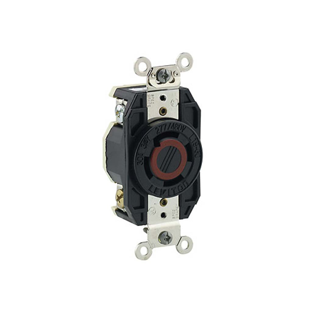CONTACTO INDUSTRIAL MEDIA VUELTA 4P-4H 30A/277-480V. LEVITON