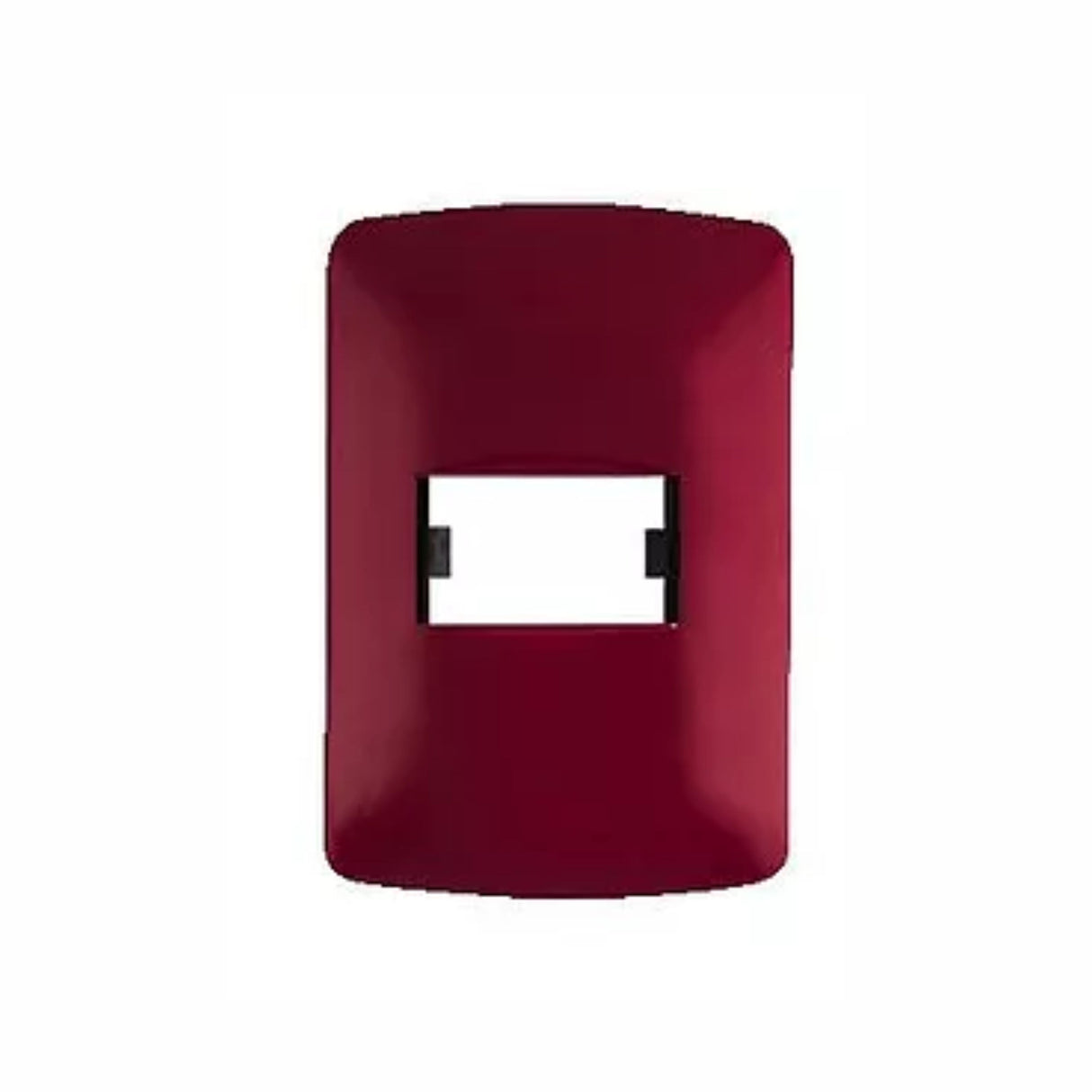 PLACA 1 MODULO PULIDO ROJO TERRACOTA LEVITON