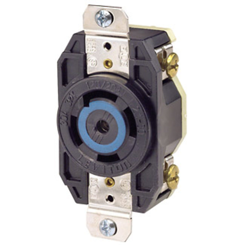CONTACTO INDUSTRIAL FIJO 4P-5H 30A/120-208V. LEVITON