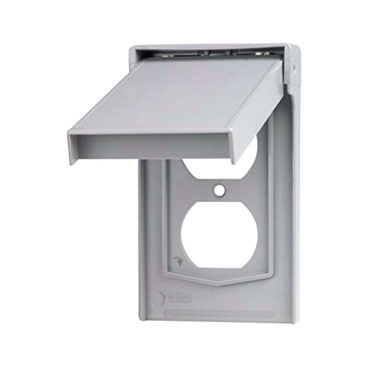 PLACA DUPLEX RESISTENTE A LA INTEMPERIE GRIS LEVITON