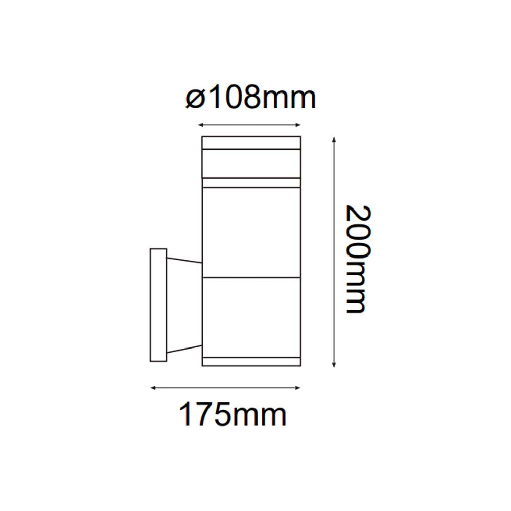 LÁMPARA EOS ASTRO LED ARBOTANTE 60W 127V IP44 E26 GRAFITO FOCO NO INCLUIDO *** HA. LUMI ***