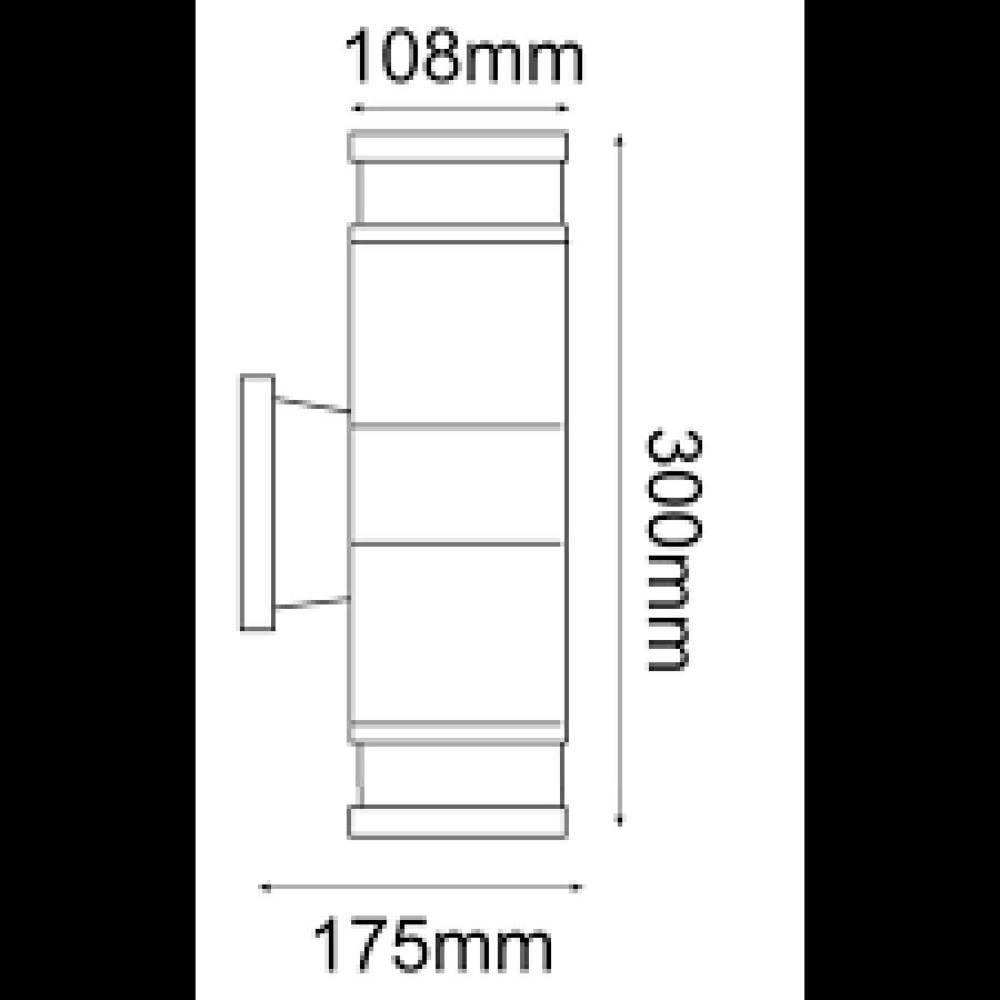 LÁMPARA EOS ASTRO LED ARBOTANTE 2X60W 127V IP44 E26 BLANCO FOCO NO INCLUIDO