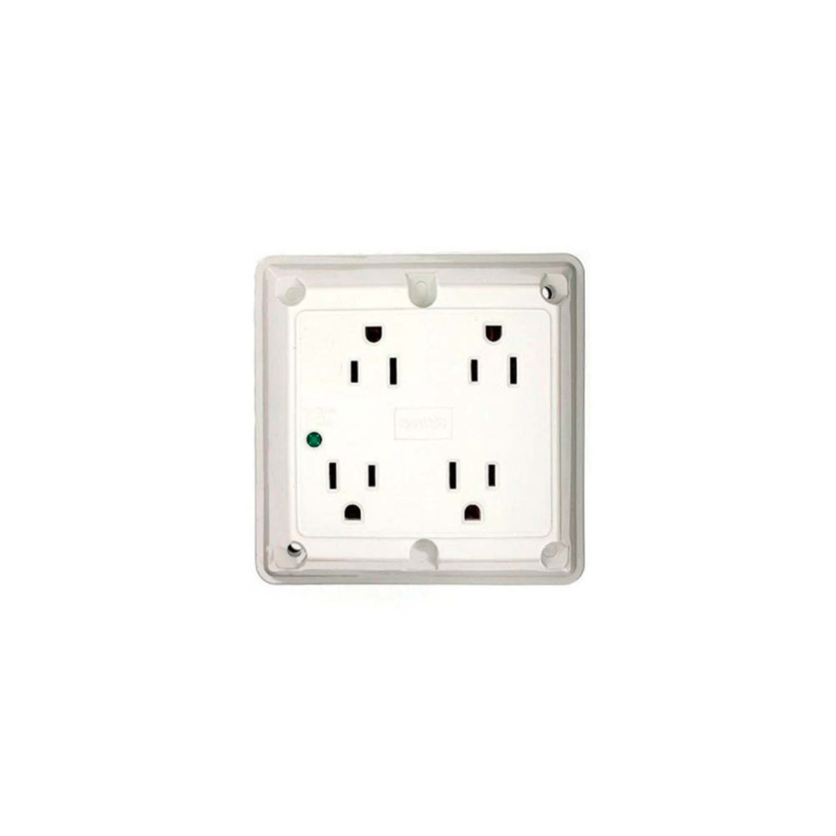 RECEPTACULO 4 EN 1SUPRESOR DE PICOS COM-IND 15A 125V 2P3H 36K MARFIL