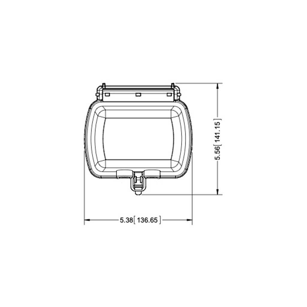 PLACA RESISTENTE A LA INTEMPERIE PARA CONTACTO GFCI HORIZONTAL GRIS LEVITON