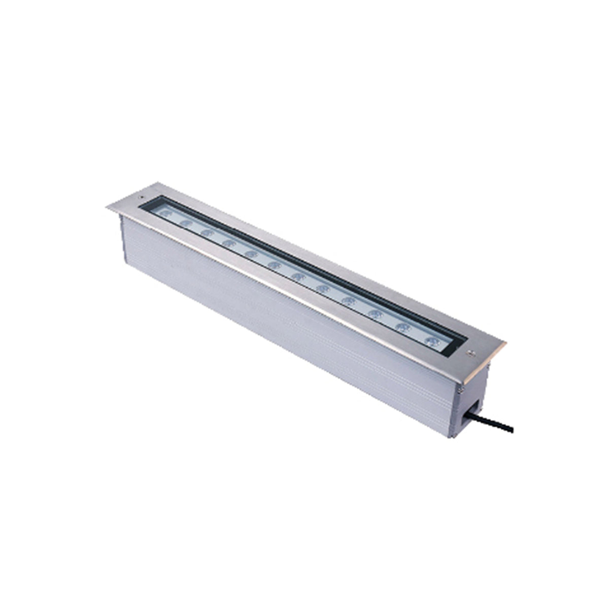 LUMINARIO P/PISO GEA LED 12W 3000K 45G 100-240V IP67 CRISTAL TRANSP *** EXHIBIDO ***