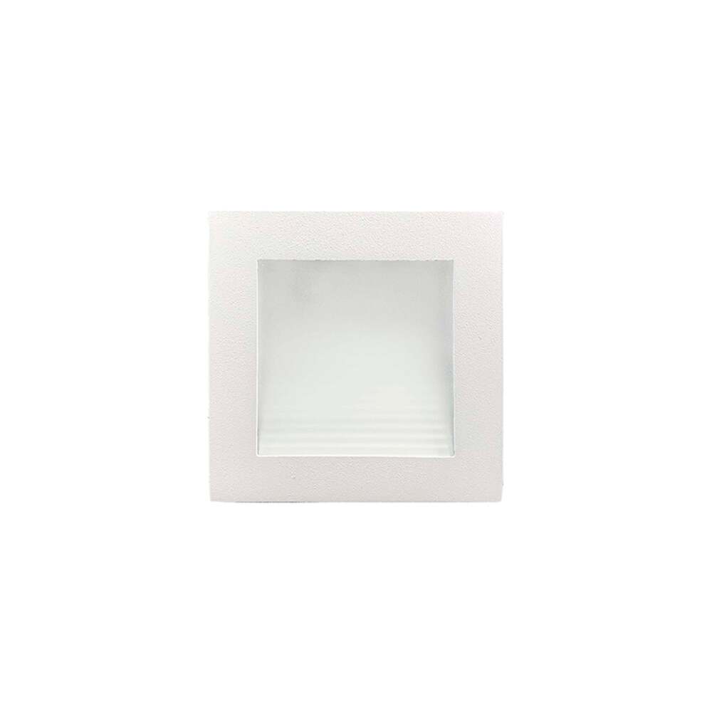 LUMINARIO LED CORTESIA KRAKEN 3W 127V 190LM 20 IP GRIS ALUMINO + CRISTAL TEMPLADO