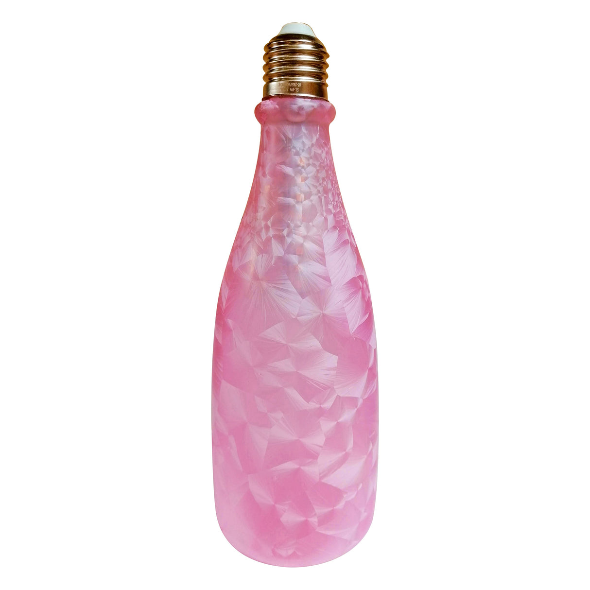 FOCO BOTELLA 6W CALIDO TAPIZ ROSA E27 *** HAE ***