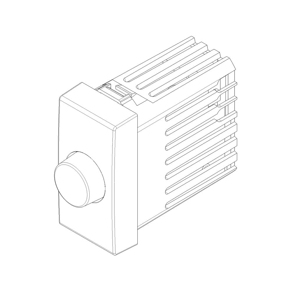 VARIADOR (DIMMER) 127V. 1 MOD. 30-500W/30-300VA BLANCO NEVE VIMAR