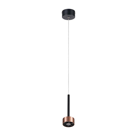 LAMPARA COLGANTE LED METAL 1.5M 9W LUZ CALIDA BRILLANTE IRC90 NO ATENUABLE NGO CAFE