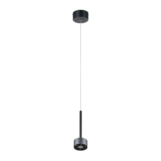 LAMPARA COLGANTE LED METAL 1.5M 9W LUZ CALIDA BRILLANTE DIRECTA/INDIRECTA IRC90 NO ATENUABLE