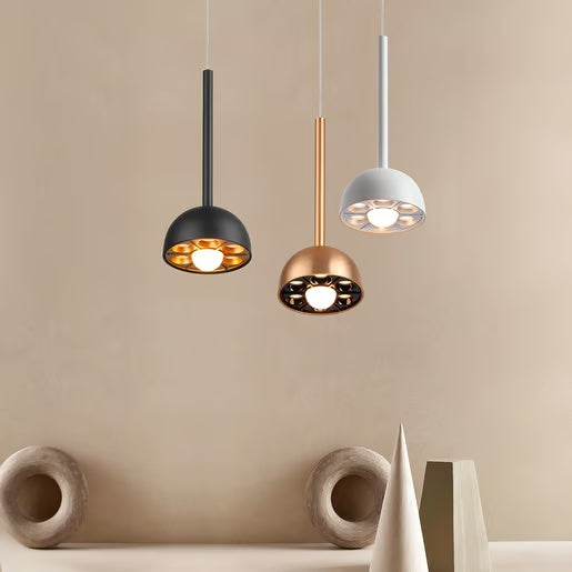 LAMPARA COLGANTE LED METAL 1.5M 9W LUZ CALIDA BRILLANTE IRC90 NO ATENUABLE DOR/NGO