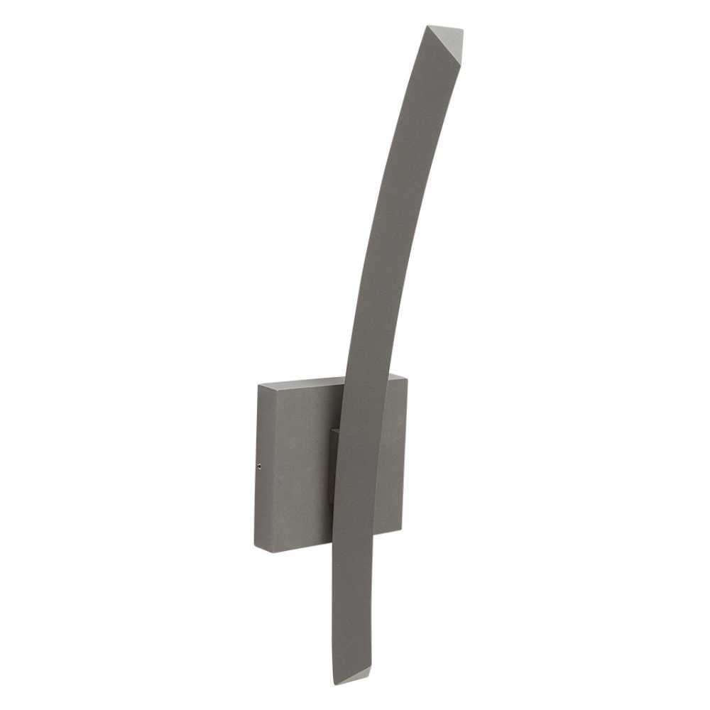 LÁMPARA DE EXTERIOR LED AUSTRALIS TECNOLITE 9W LUZ SUAVE CÁLIDA IP44 LED INTEGRADO GRIS ***TECNOLITE HAE***