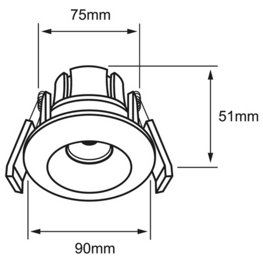INT LED EMP 9W100-277V720LM3000K B STEAM TECNOLITE