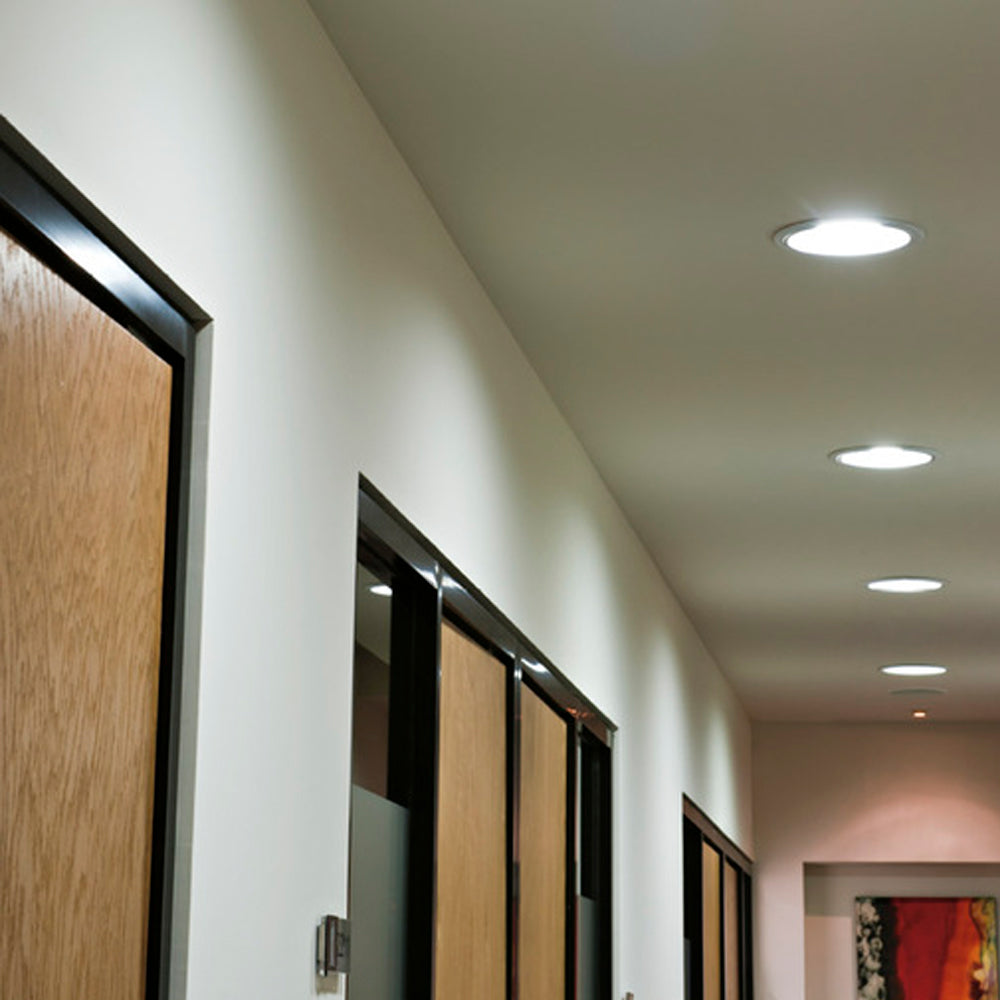 LÁMPARA DE INTERIOR EMPOTRABLE LED VOLANS I TECNOLITE 9W LUZ BLANCA NEUTRA ***HAE2025***