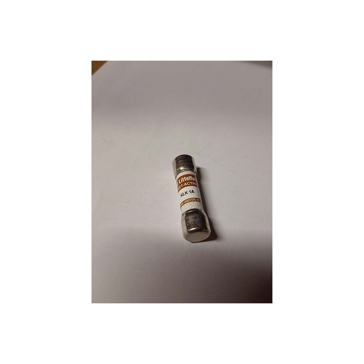 FUSIBLE SUPLEMENTARIO 1A/600VCA. 13/32" X 1 1/2" ACCION RAPIDA *** OFRECER KTK-1 ***