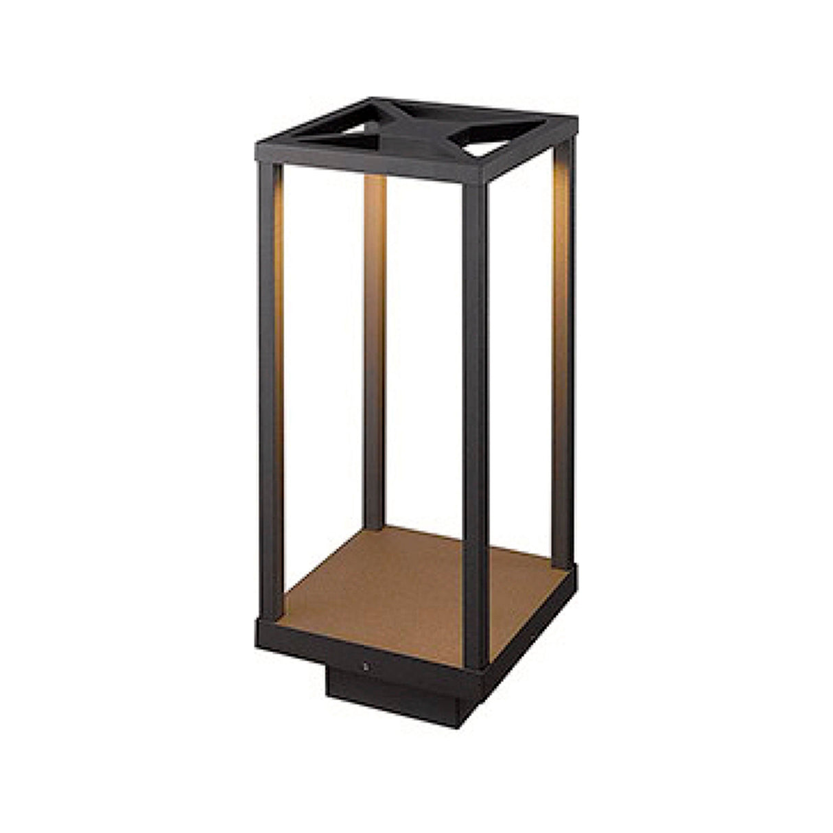 BOLLARDO CAGE 1X12W 3000K 100-240V RUSTICO *** HA. LUMI ***