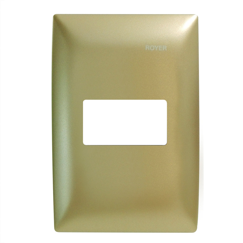 PLACA 1 MODULO HORIZONTAL CHAMPANGE