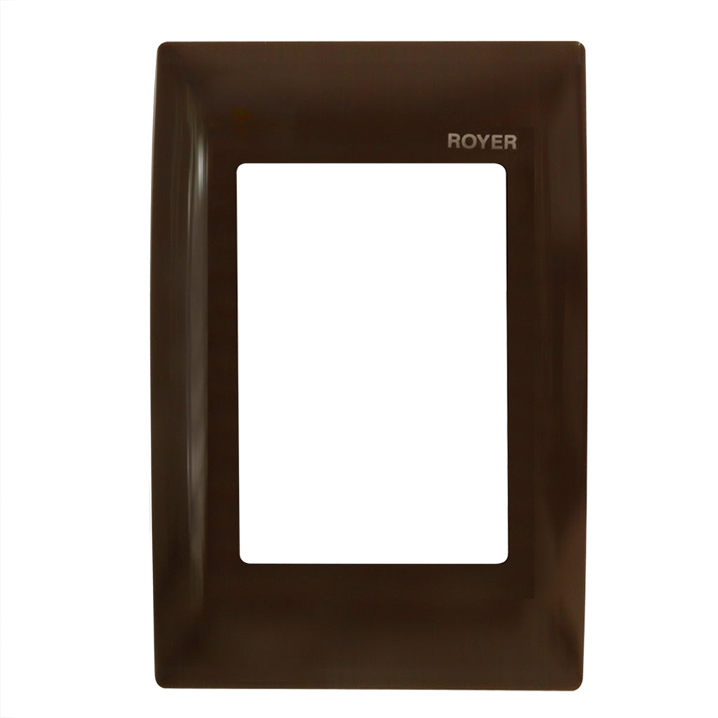 PLACA 3 MODULOS CHOCOLATE