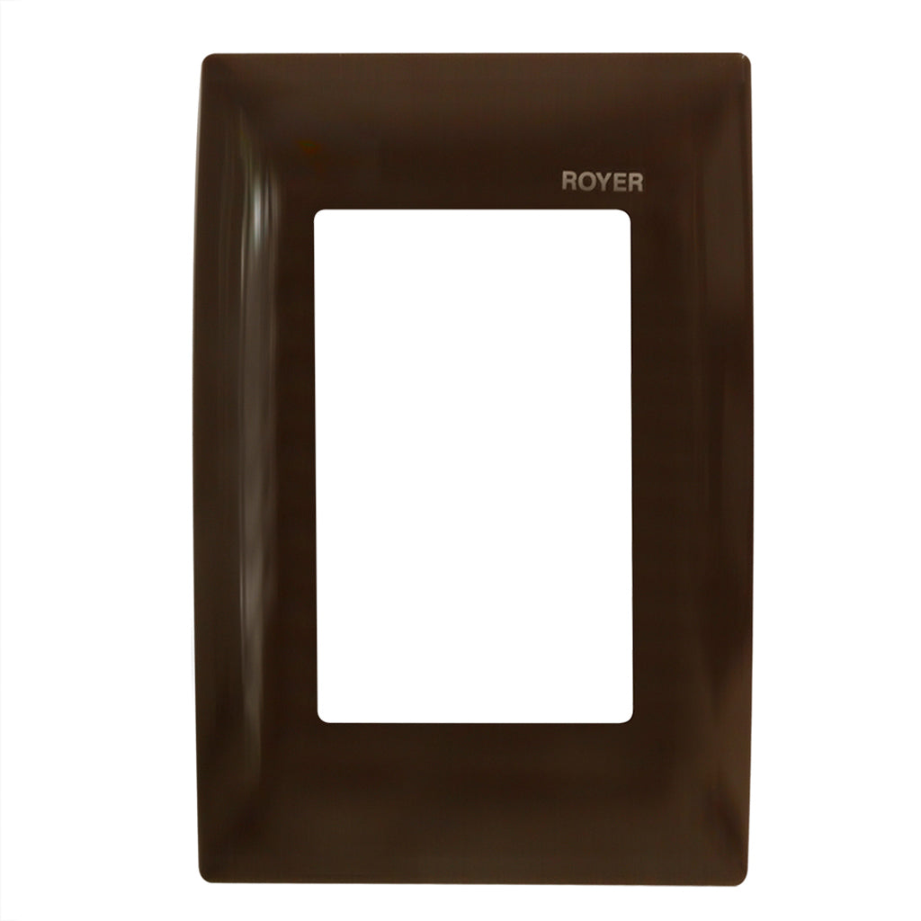 PLACA TIPO NEMA CHOCOLATE