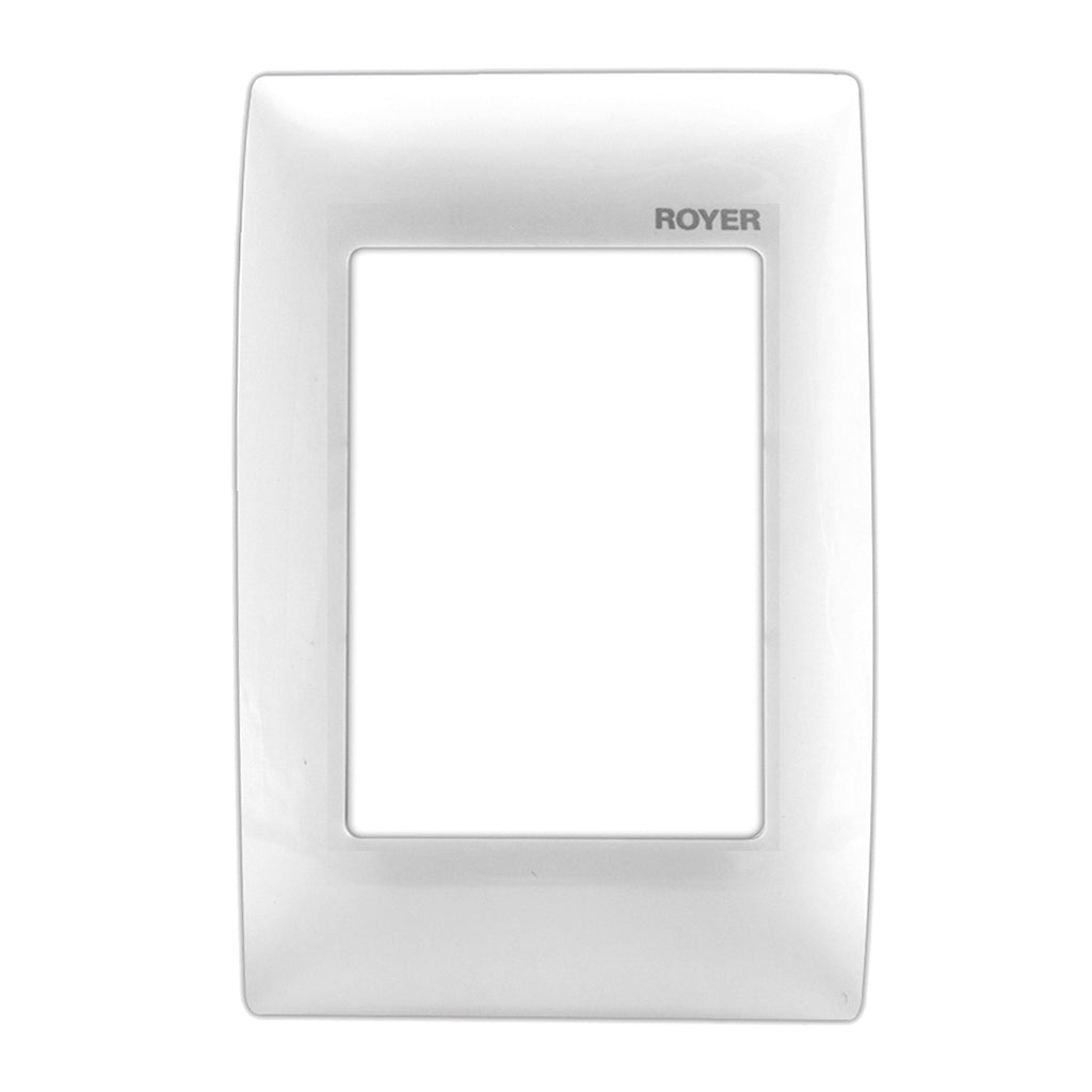 PLACA 3 MOD. BLANCO 100-6204W ROYER 100