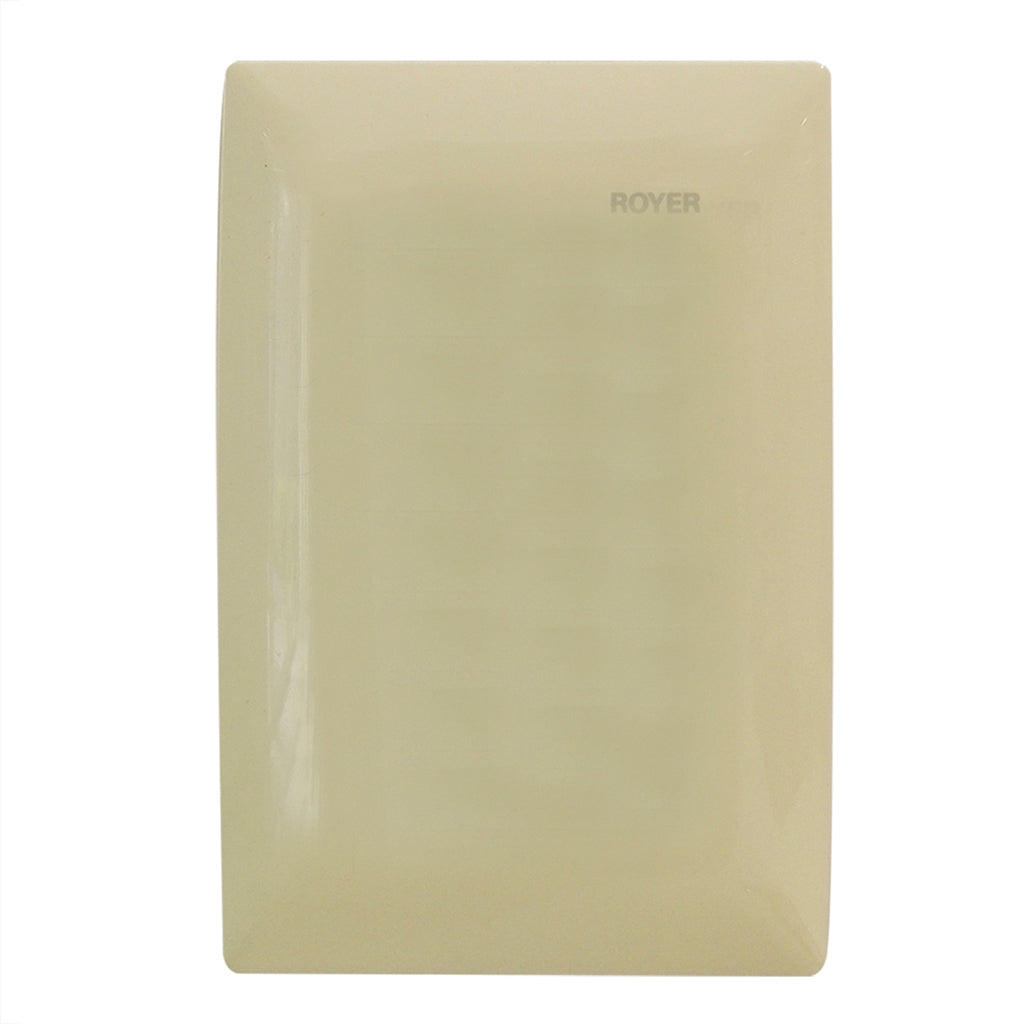 PLACA CIEGA 100-6206V MARFIL ROYER 100