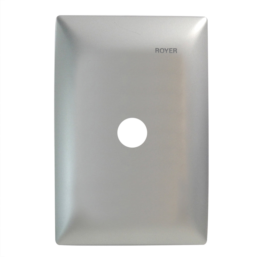 PLACA SALIDA DE CABLES PLATA