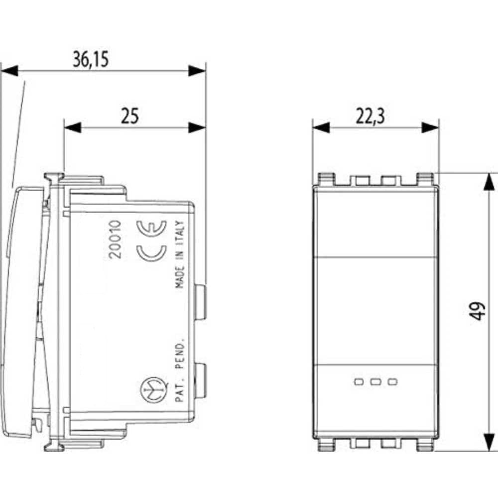 INT. 4 VIAS 15A/127VCA. 100-6214W ROYER 100