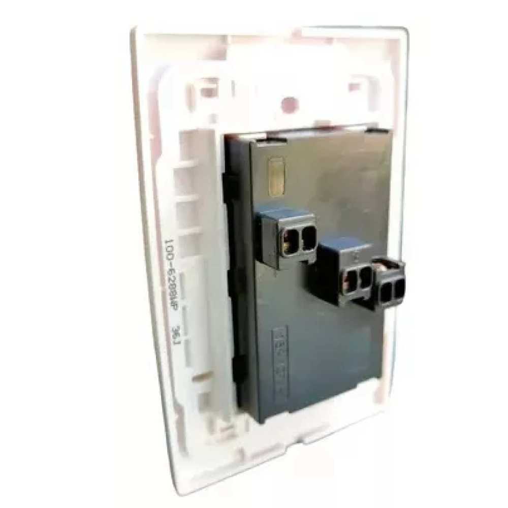 PLACA 3 MODULO CON RECEPTACULO DUPLEX BLANCO 100-6288WP ROYER 100