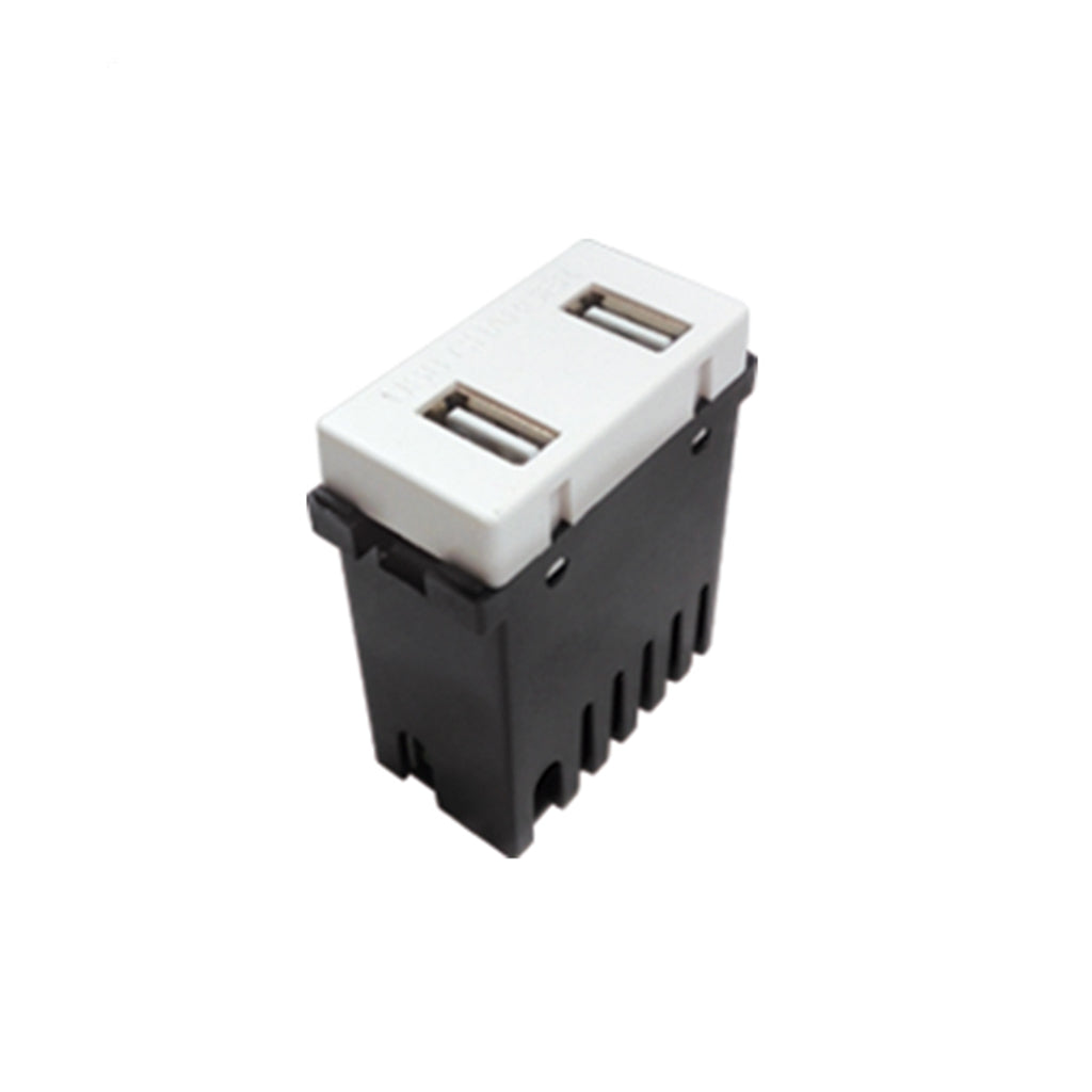 USB 2 PUERTOS 2A COLOR BLANCO ROYER 100